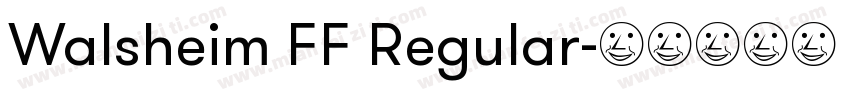 Walsheim FF Regular字体转换